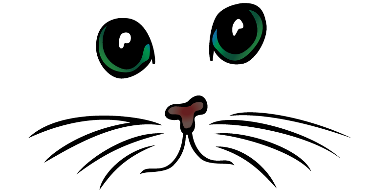 cat whiskers clipart - photo #30